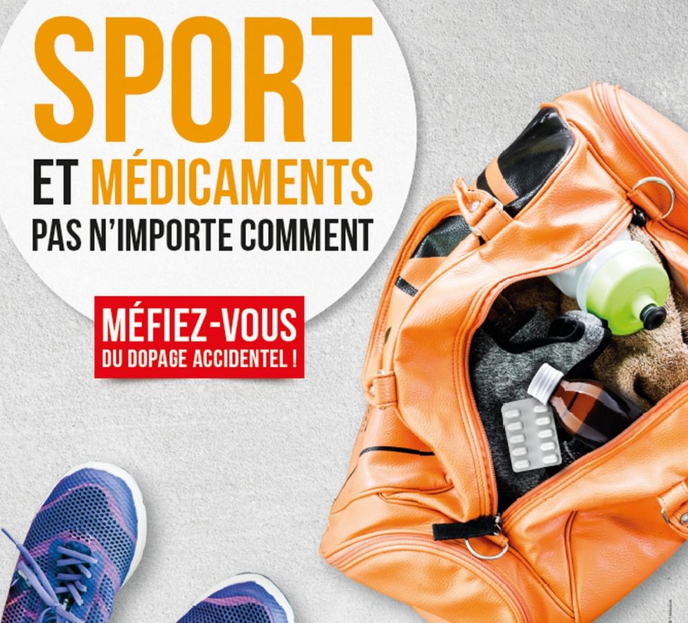 Une campagne pour éviter le dopage accidentel lié aux médicaments Une campagne pour éviter le dopage accidentel lié aux médicaments